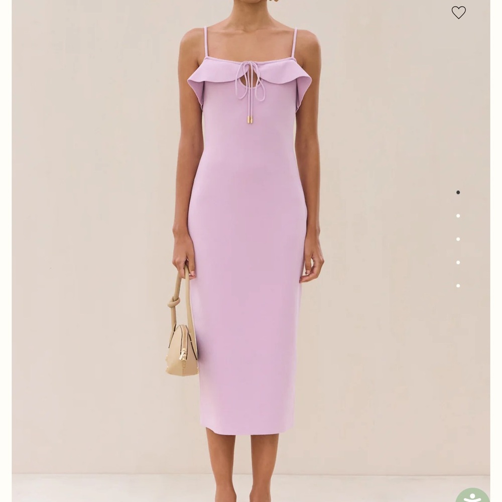 Cult Gaia Lavender Midi Dress